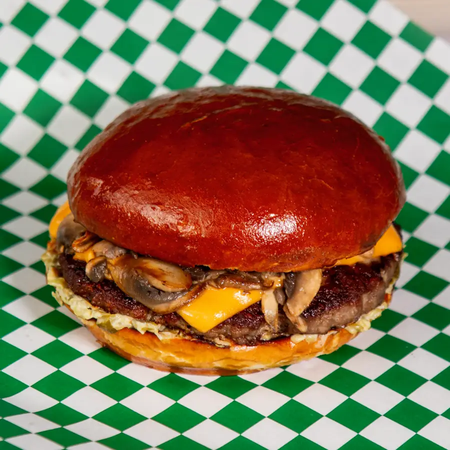 Burger aux champignons