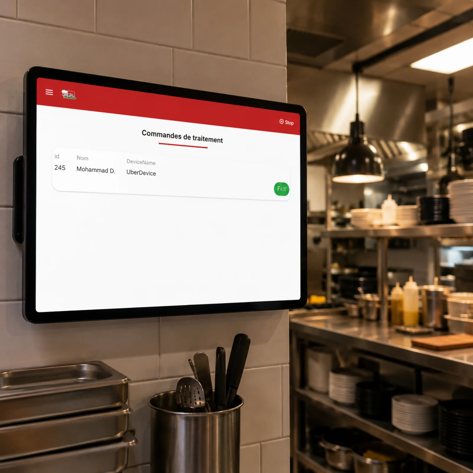 Système d'affichage cuisine (KDS)